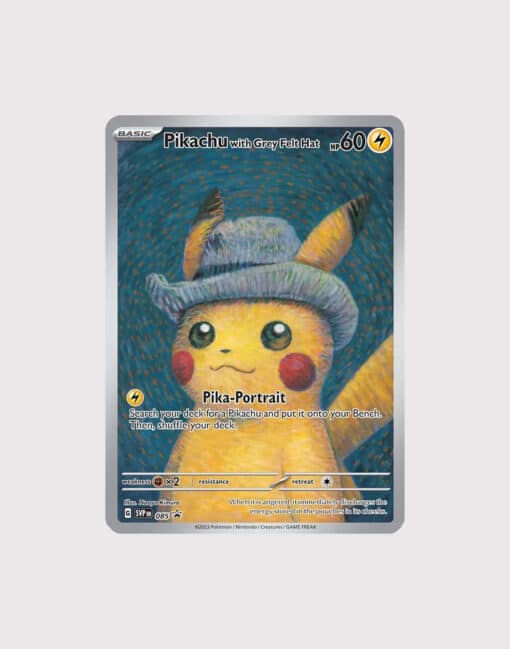 Pikachu with Grey Felt Hat promo